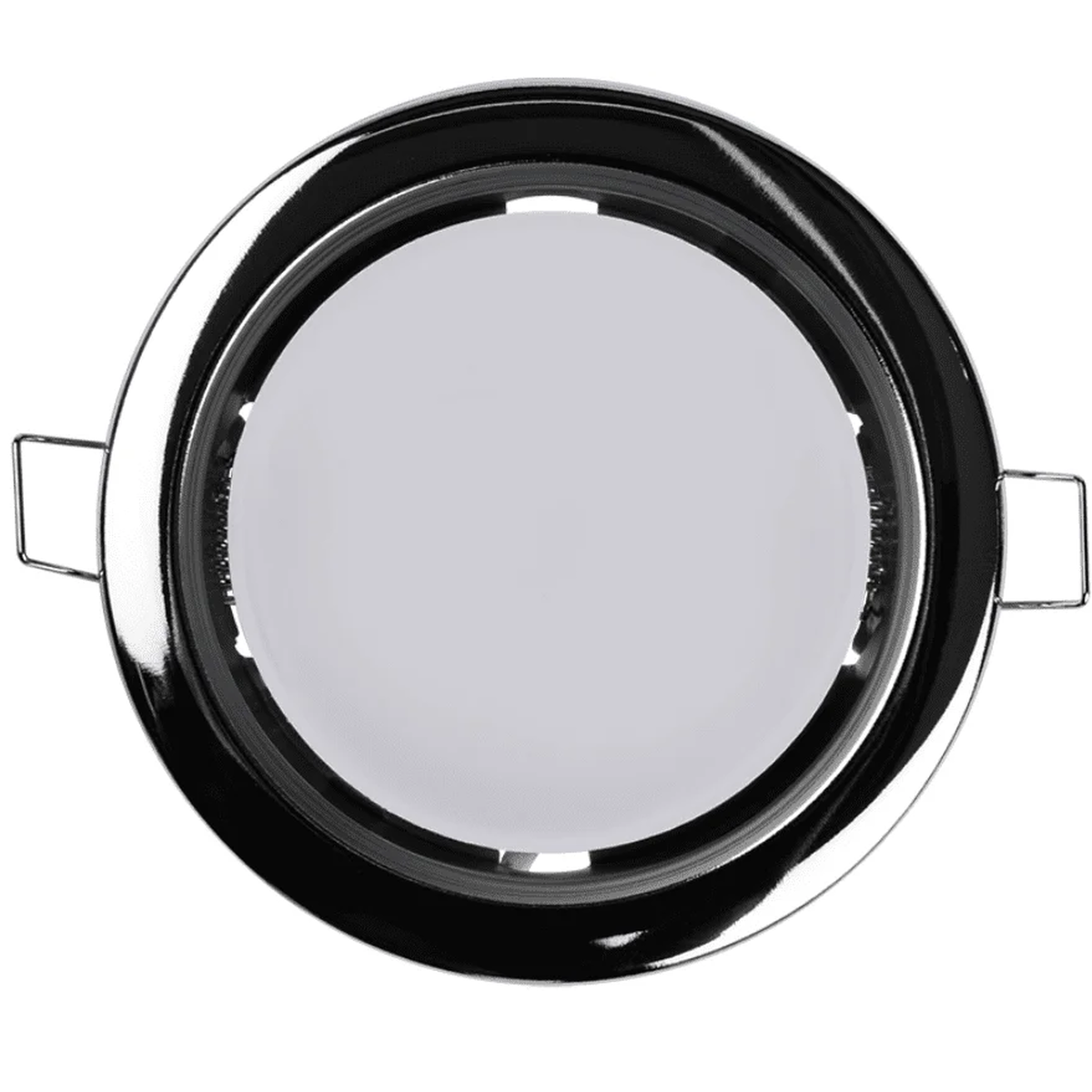 Точечный светильник PGX53 JazzWay 106×39 мм, GX53, глянцевый хром, модель 10639.6 (1016768)